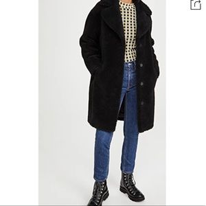 Stand Studio Camille Cocoon Coat Black